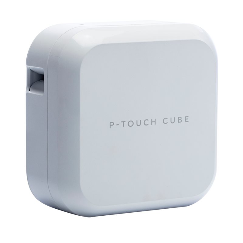 Brother P-Touch CUBE Plus (PT-P710BTH), ladattava Bluetooth -tarratulostin, valkoinen