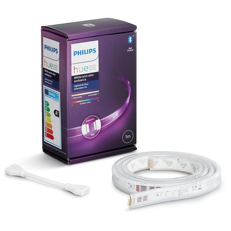 Philips Hue Lightstrip Plus -jatkopala, 1m