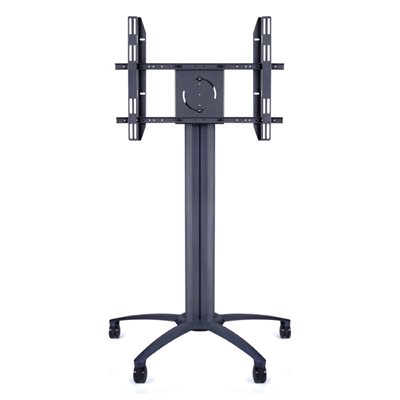 Multibrackets 40-80" M Public Display Stand 145 HD Single Black, näyttöteline pyörillä, musta