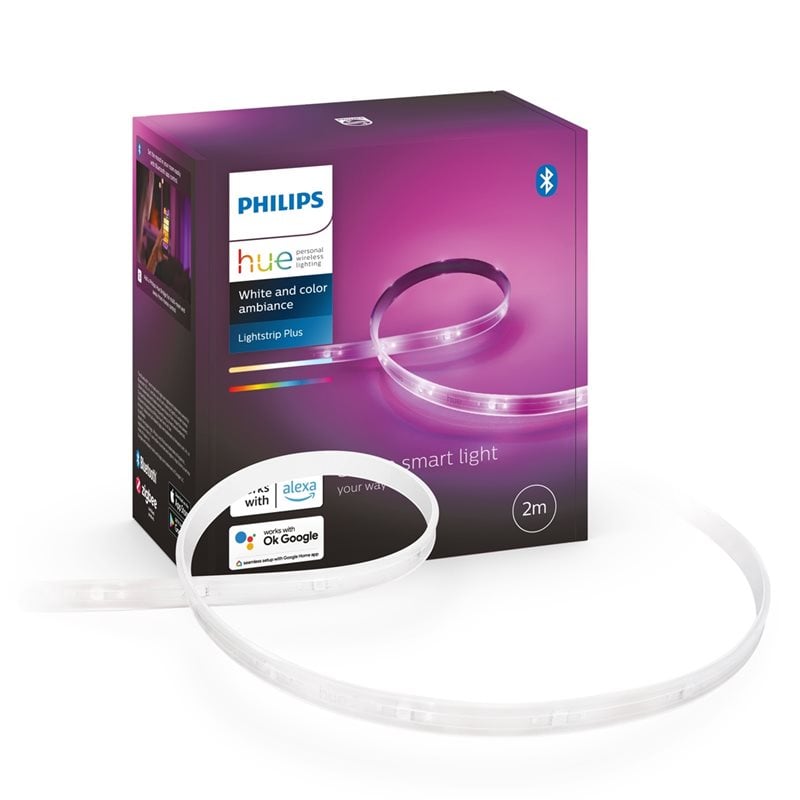 Philips Hue White and Color Ambiance Lightstrip Plus V4 -perusosa, 2m