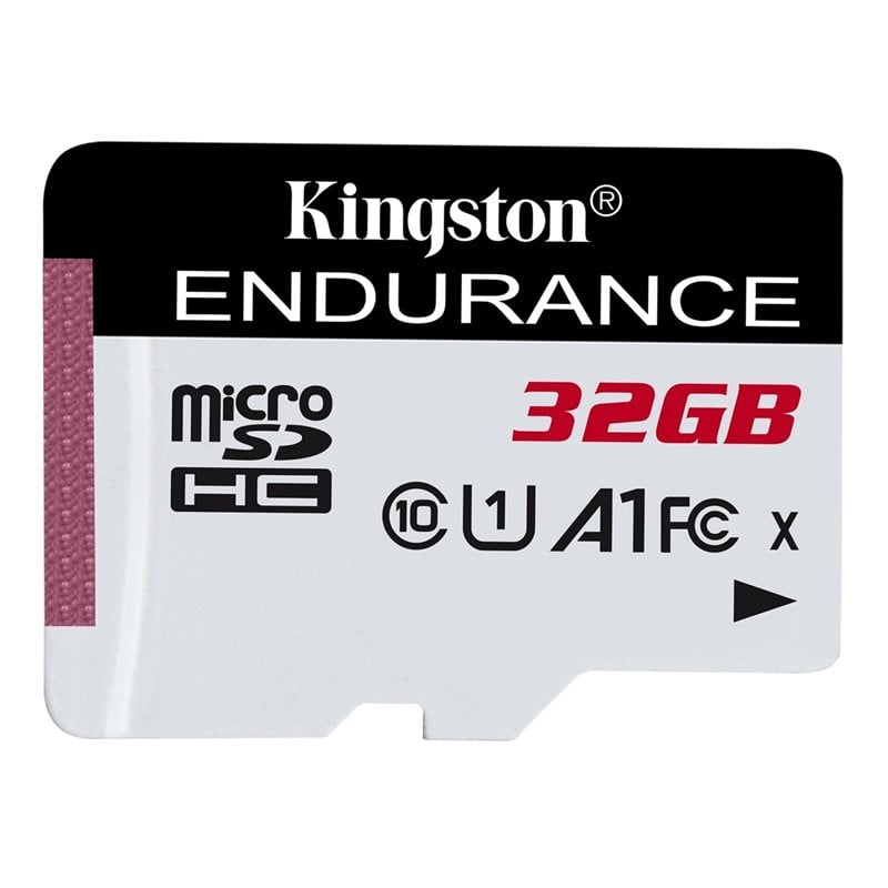 Kingston 32GB High Endurance, microSDHC -muistikortti, UHS-I U1 C10 A1, 95/30 MB/s