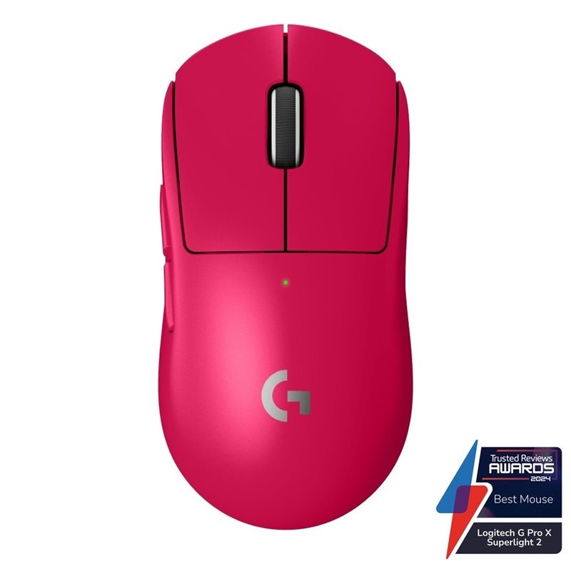 Logitech G PRO X SUPERLIGHT 2, langaton pelihiiri, 32 000 dpi, magenta