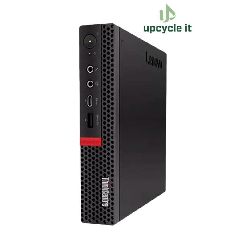 Upcycle IT Kunnostettu ThinkCentre M720q Tiny, MiniPC, musta