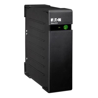 Eaton 650VA/400W Ellipse ECO 650 USB DIN -UPS-laite, 4x Schuko, musta