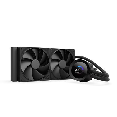NZXT Kraken Plus 240, 240mm AIO-nestejäähdytysratkaisu prosessorille, musta