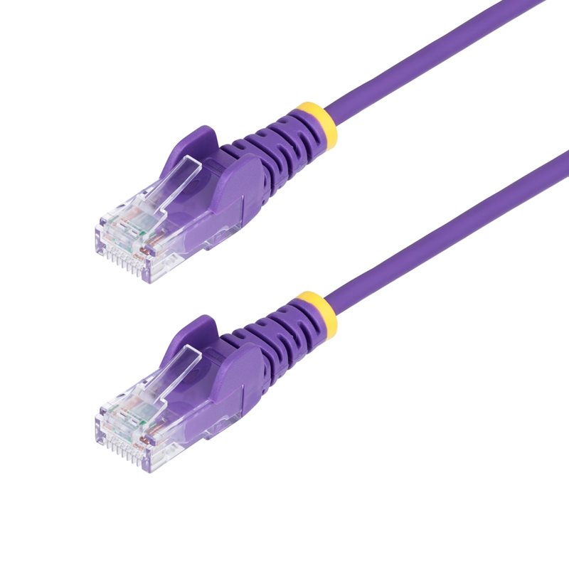 StarTech.com U/UTP Cat6 Slim laitekaapeli, LSZH, 0,25m, violetti