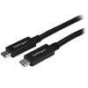 StarTech.com 3.2 Gen2 USB-C -kaapeli, 10 Gbps, PD 60W, 1m, musta