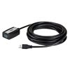 Akasa 3.2 Gen1 USB-A uros-naaras -jatkokaapeli, 5m, musta