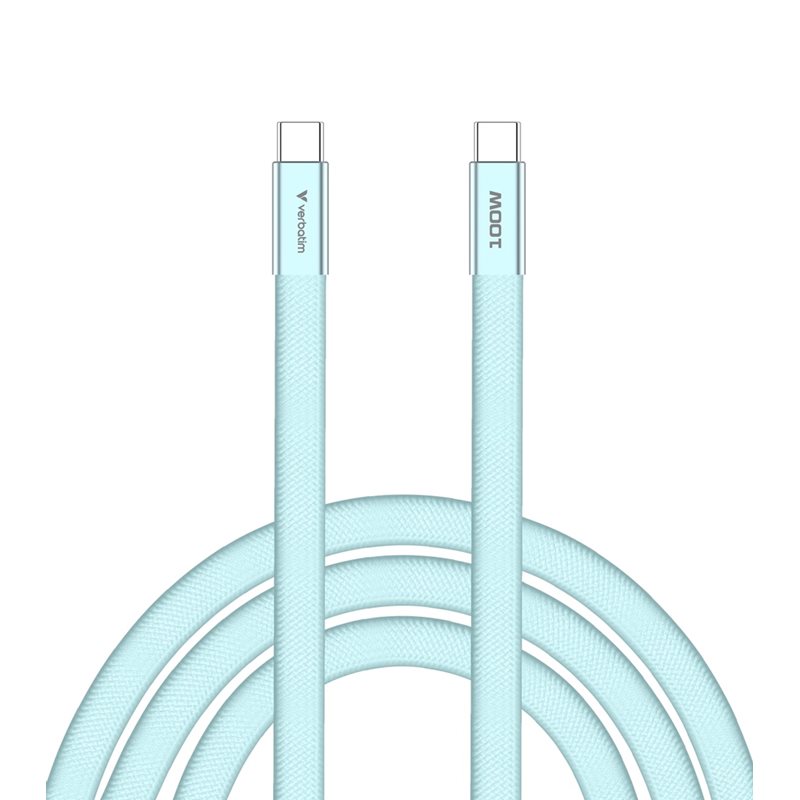 Verbatim 2.0 USB-C -kaapeli, PD3.0 100W, 1,2m, sininen