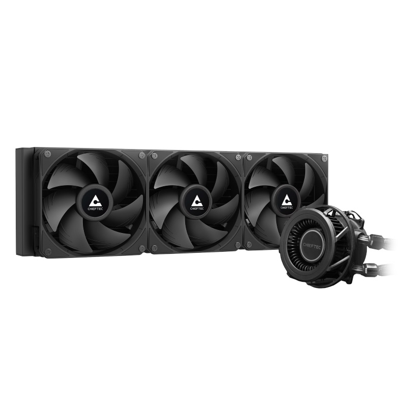 Chieftec Iceberg PRO 360 DARK, 360mm AIO-nestejäähdytysratkaisu prosessorille, musta