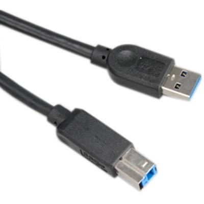 Akasa 3.2 Gen1 USB-A - USB-B -kaapeli, 1,5m, musta