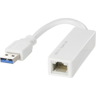 Deltaco USB 3.0 verkkosovitin, gigabit, 1xRJ45, va