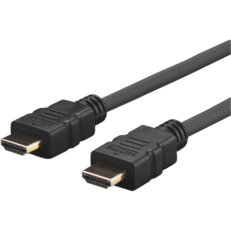 VivoLink 2.0 HDMI -näyttökaapeli, taipuista, 10m, musta
