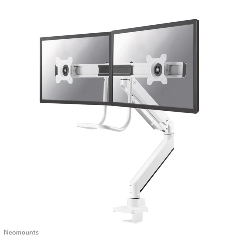 Neomounts by Newstar NM-D775DXWHITE Select monitor desk mount, pöytäteline kahdelle monitorille, valkoinen