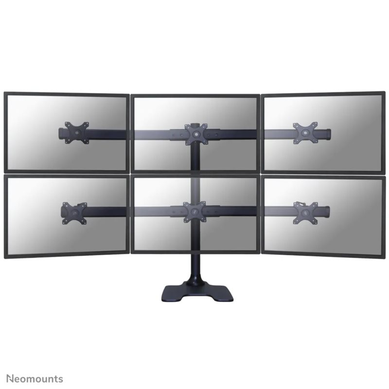Neomounts by Newstar FPMA-D700DD6 monitor desk mount, pöytäteline kuudelle monitorille, musta