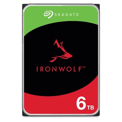 Seagate 6TB IronWolf Pro, 3.5" sisäinen NAS-kiintolevy, SATA III, 7200 rpm, 256MB