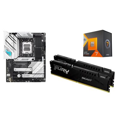 Asus ROG STRIX B650-A GAMING WIFI + Ryzen 7 7800X3D + 32GB DDR5 6000MHz (Bundletarjous!)