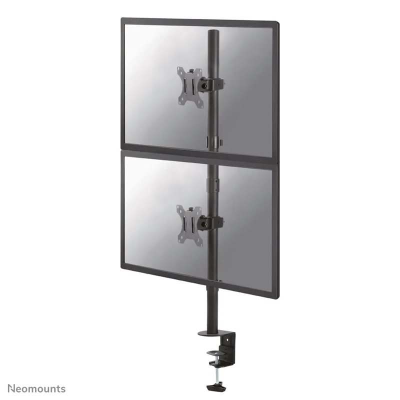 Neomounts by Newstar 10-32" x2 monitor desk mount, -pöytäteline kahdelle näytölle, musta