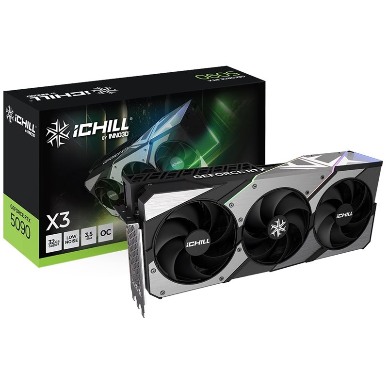 INNO3D GeForce RTX 5090 iCHILL X3 -näytönohjain, 32GB GDDR7