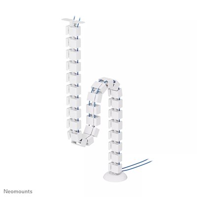 Neomounts Cable Spine, kaapelirunko ruuvikiinnityksellä, 129cm, valkoinen