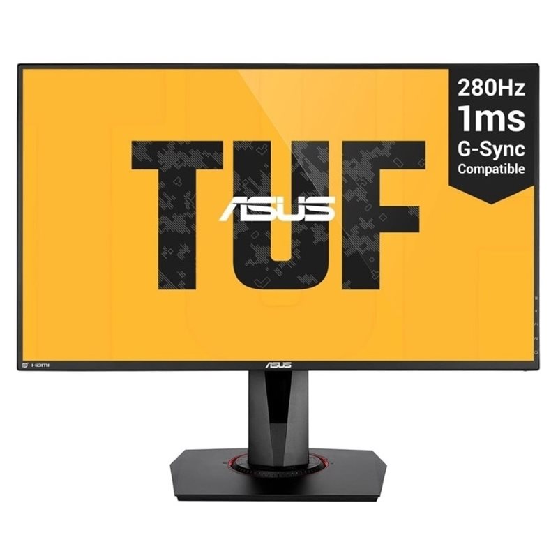 Asus 27" TUF Gaming VG279QM, 280Hz (OC) Full HD -pelimonitori, musta