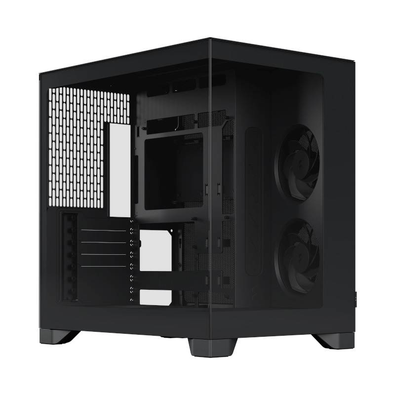Fractal Design Pop 2 Vision Black, ikkunallinen miditornikotelo, musta