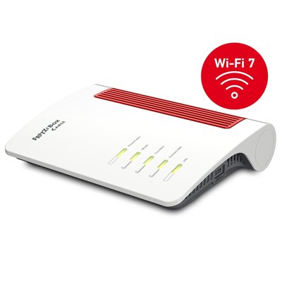 FRITZ! Box 6670 Cable Edition, Dual Band BE3600 Wi‑Fi 7 -kaapelimodeemi/reititin, 802.11be, valkoinen