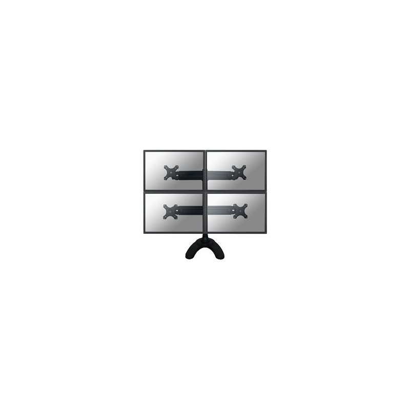Neomounts by Newstar 19-30" x4 monitor desk mount, -pöytäteline neljälle näytölle, musta - Kuva 2