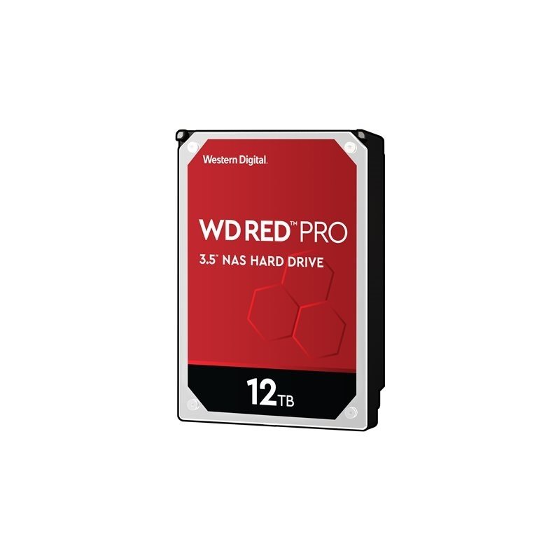 Western Digital 12TB WD Red Pro, 3.5" sisäinen kiintolevy, SATA III, 7200 rpm, 256MB