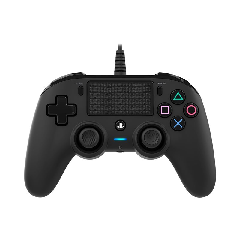 Nacon Wired Compact Controller -peliohjain, PS4/PC, musta