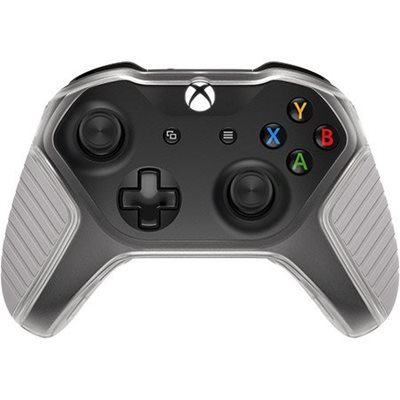 OtterBox Xbox One Antimicrobial Easy Grip Controller Shell, peliohjaimen suojakuori, valkoinen/harmaa
