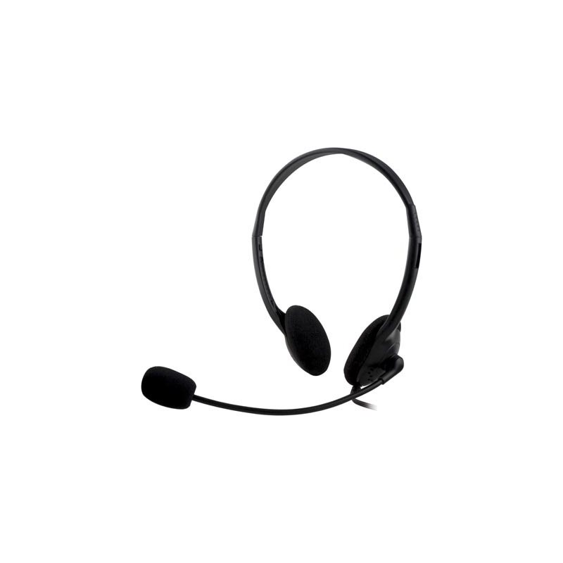 Deltaco Headset, mikrofoni, äänen voimakkuuden säätö, 2m kaapeli
