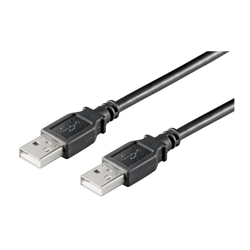 MicroConnect 2.0 USB-A -kaapeli, 1m, musta
