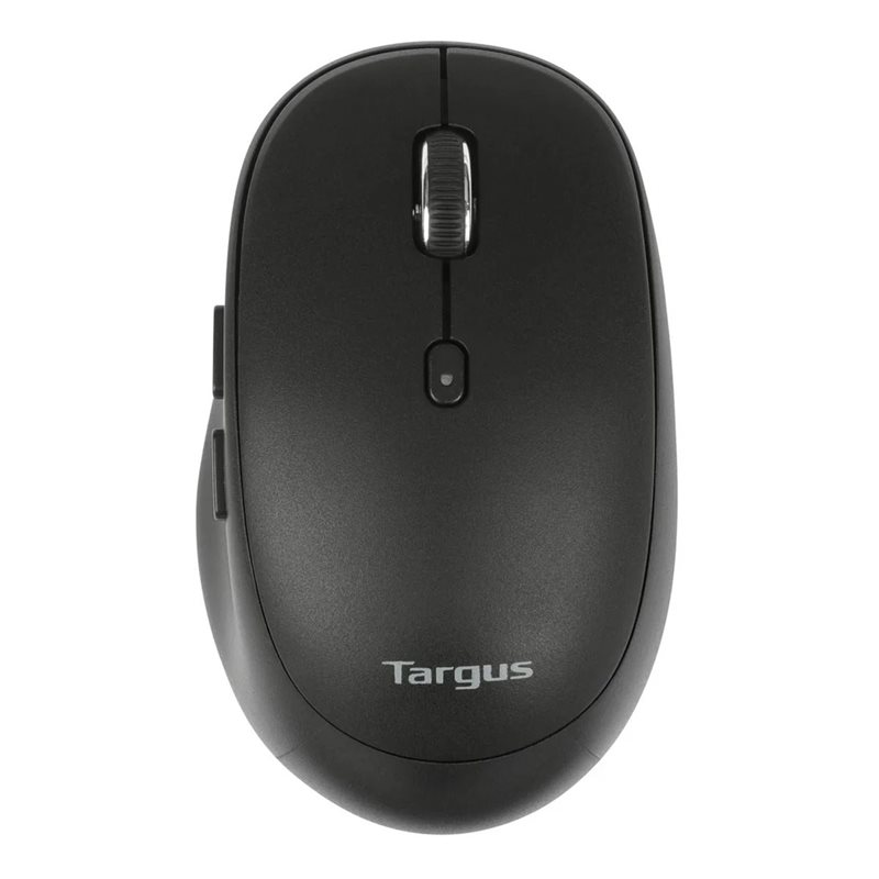 Targus Midsize Comfort Multi-Device Antimicrobial Wireless Mouse, langaton hiiri, 2,4Ghz/Bluetooth, musta