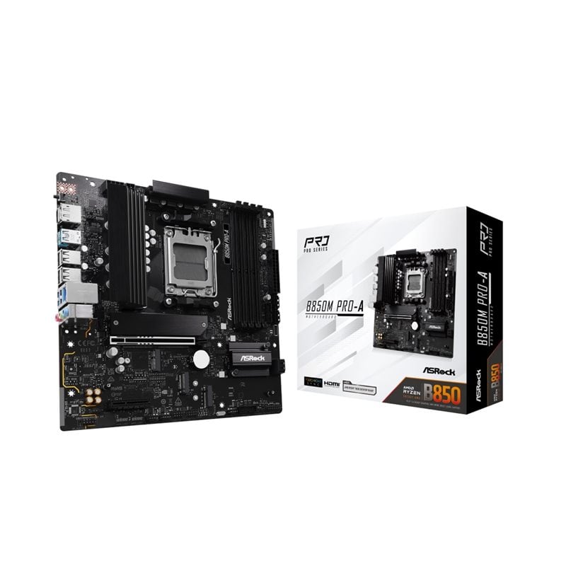 ASRock B850M Pro-A, mATX-emolevy