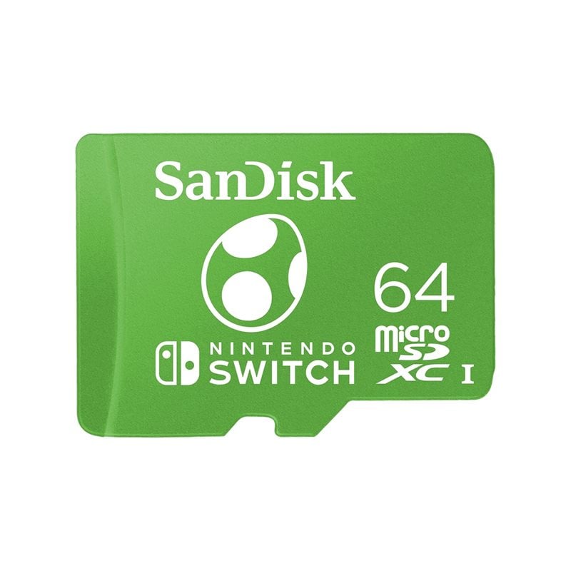 Sandisk 64GB Nintendo Switch Yosi, microSDXC -muistikortti, UHS-I, 100/90 MB/s