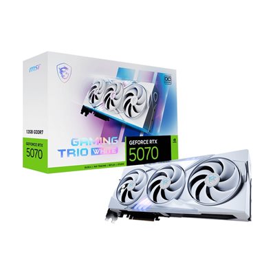 MSI GeForce RTX 5070 GAMING TRIO OC WHITE -näytönohjain, 12GB GDDR7