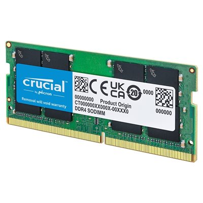 Crucial 16GB (1 x 16GB) DDR4 3200MHz, SO-DIMM, CL22, 1.20V