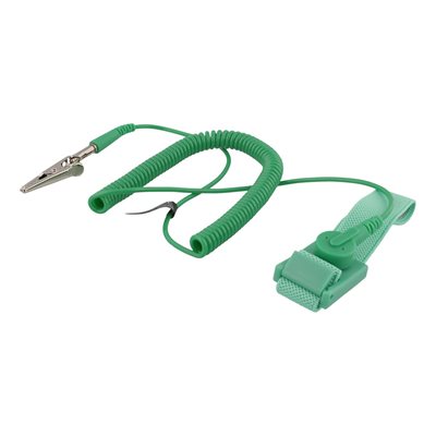 Deltaco ESD -maadoitusranneke, vihreä