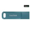 Sandisk 2TB Ultra Dual Drive Go, 3.2 Gen1 USB-C+A -muistitikku, jopa 400 MB/s, Navagio Bay/turkoosi