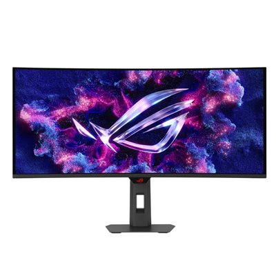 Asus 34" ROG Strix OLED XG34WCDG, kaareva 175Hz UWQHD-pelimonitori, musta/harmaa