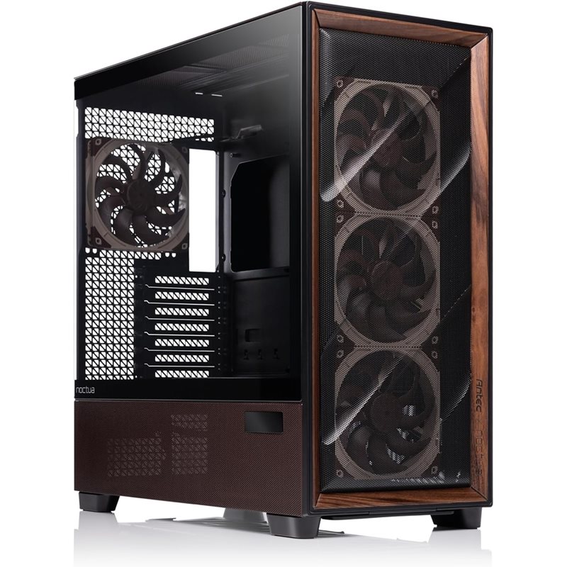 Noctua Antec Flux Pro Noctua Edition, ikkunallinen täystornikotelo, musta