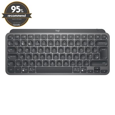 Logitech (Outlet) MX Keys Mini, pienikokoinen langaton ja valaistu näppäimistö, Graphite