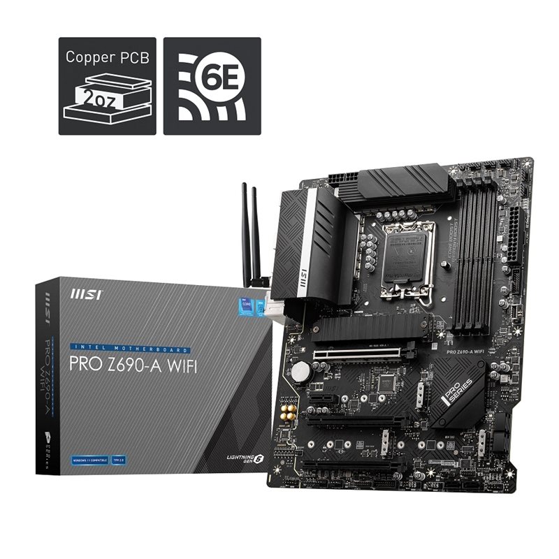 MSI (Outlet) PRO Z690-A WIFI, ATX-emolevy
