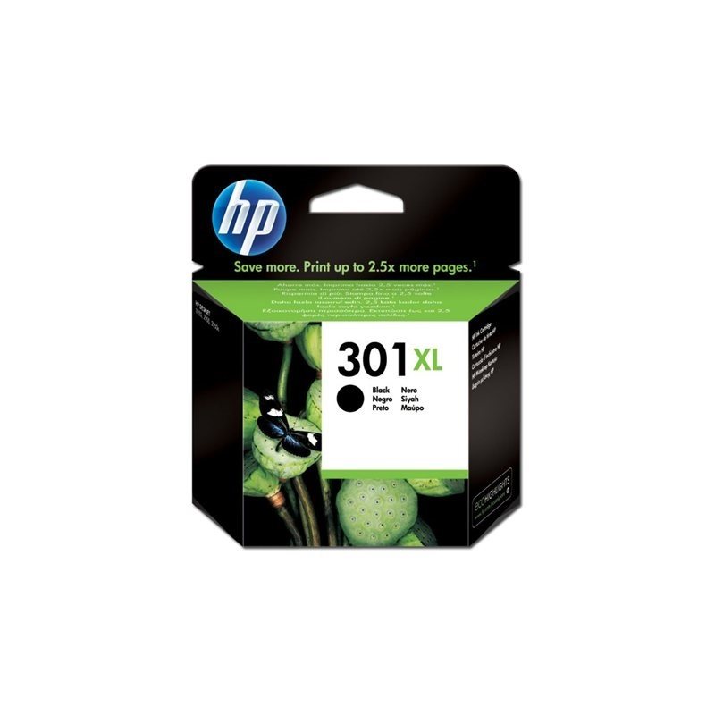 HP 301XL, tuottoisa musta värikasetti, blister-pakattu