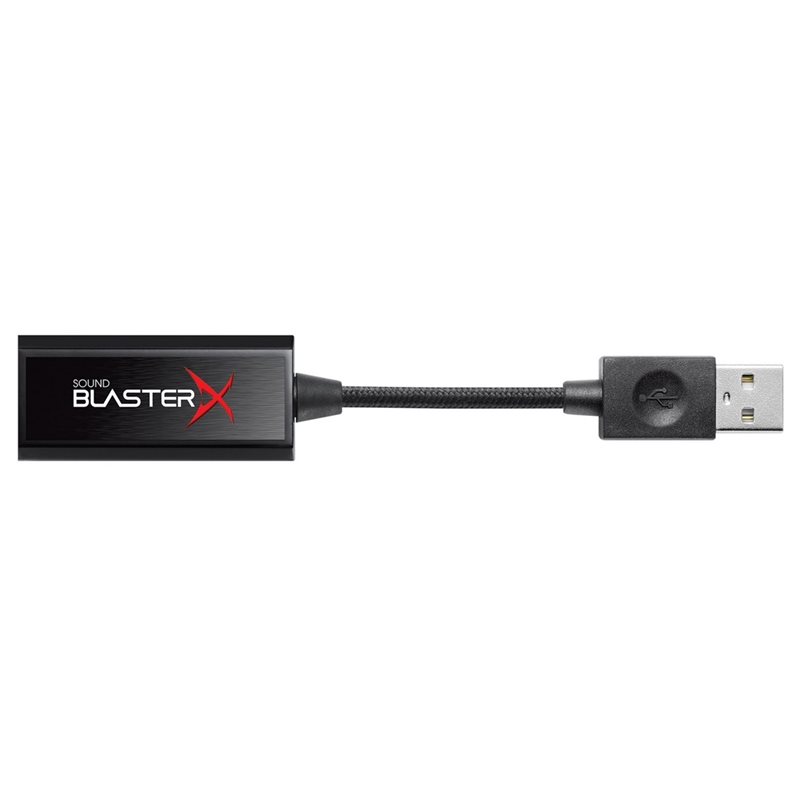 Creative Sound BlasterX G1, ulkoinen äänikortti + DA-muunnin, USB, musta - Kuva 2