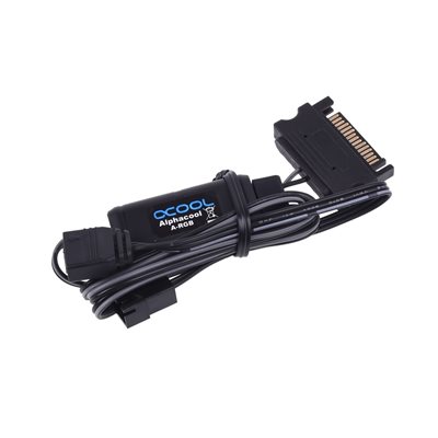 Alphacool Aurora Eiscontrol Adressable RGB Controller -hallintayksikkö, musta