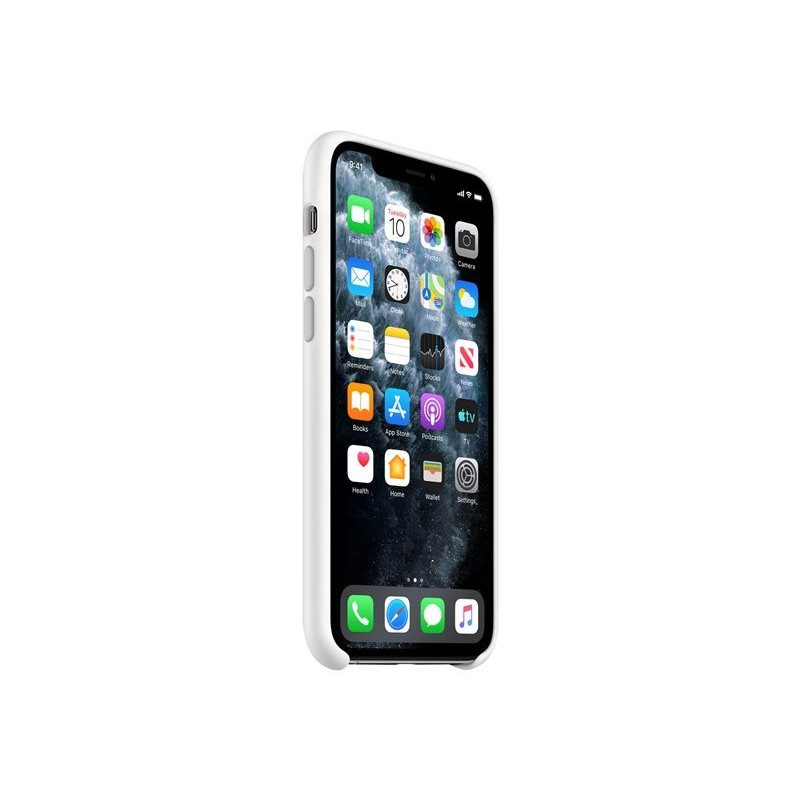 Apple iPhone 11 Pro silikonisuojakuori, valkoinen