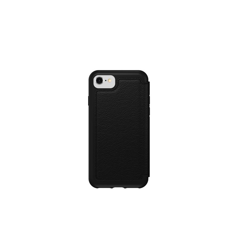 OtterBox Strada Series -suojakotelo, Apple iPhone SE (2nd Gen) / 8 / 7, musta
