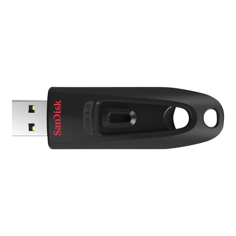 Sandisk 32GB Ultra, USB 3.0 -muistitikku, jopa 80/60 MB/s, musta